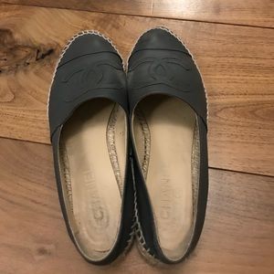 Chanel Grey Espadrilles
